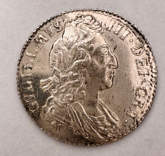 1697 WILLIAM III SILVER SIX PENCE